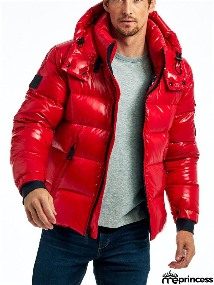 Casual Trendy Thermal Men's Bubble Coat