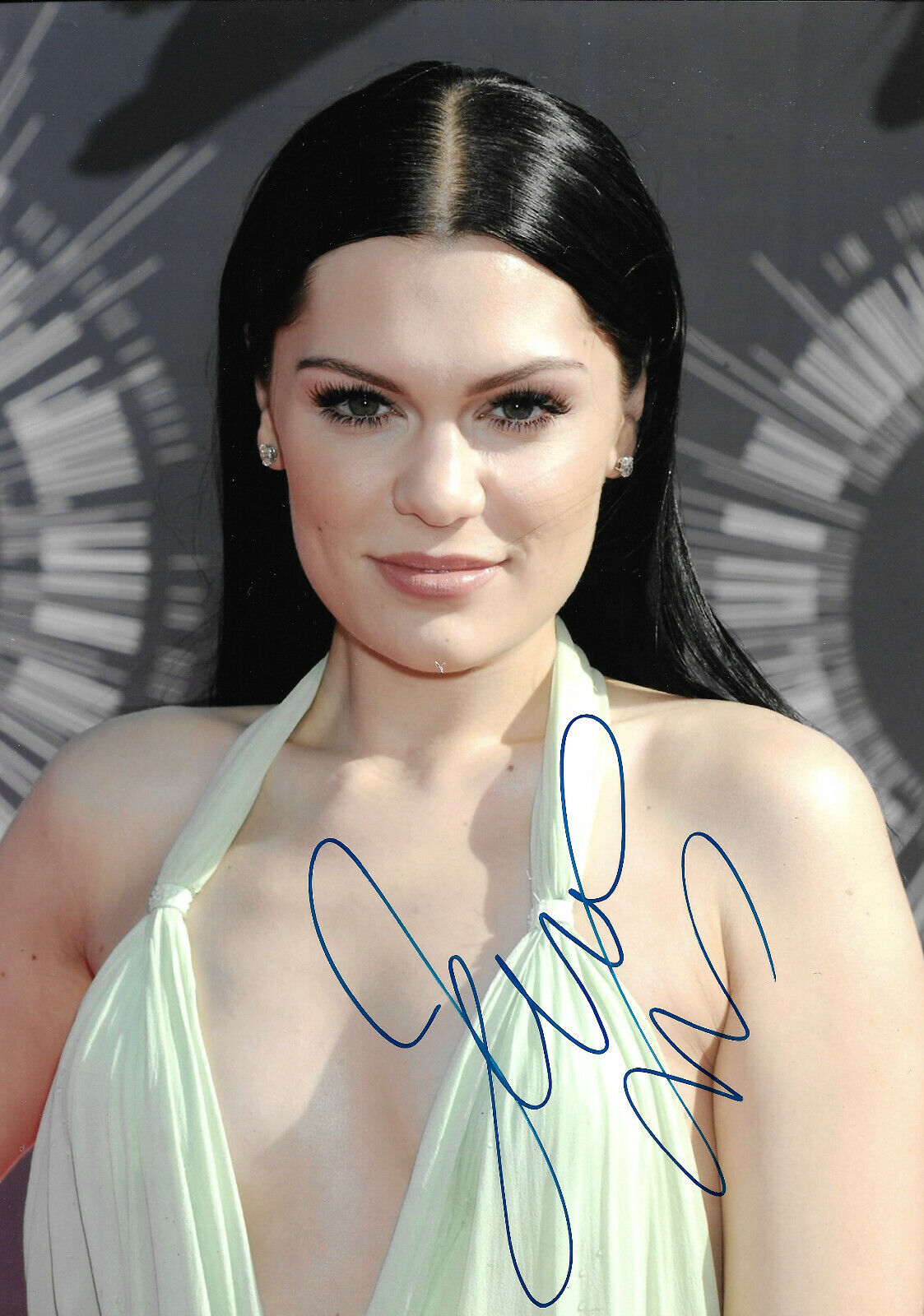 Jessie J signed 8x12 inch Photo Poster painting autograph