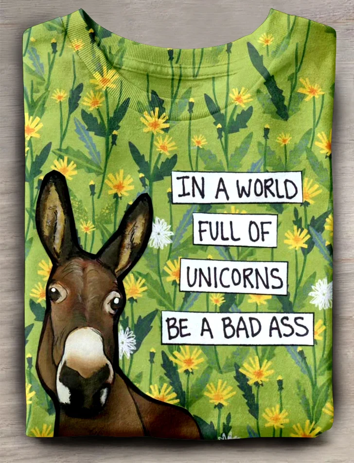 Eagerlys  Be A Bad Ass T-shirt Eagerlys