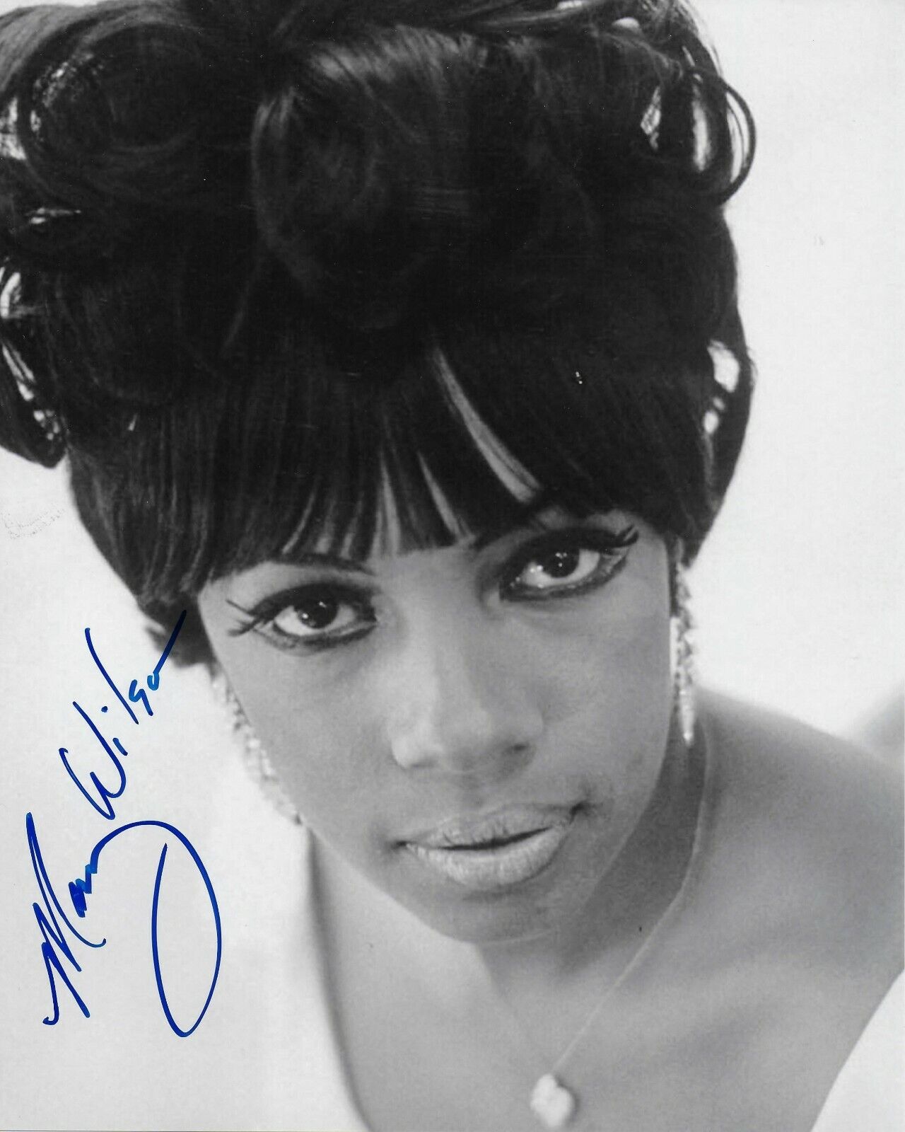 Mary Wilson The Supremes Original 8x10 Photo Poster painting #4 signed at the Hollywood Show