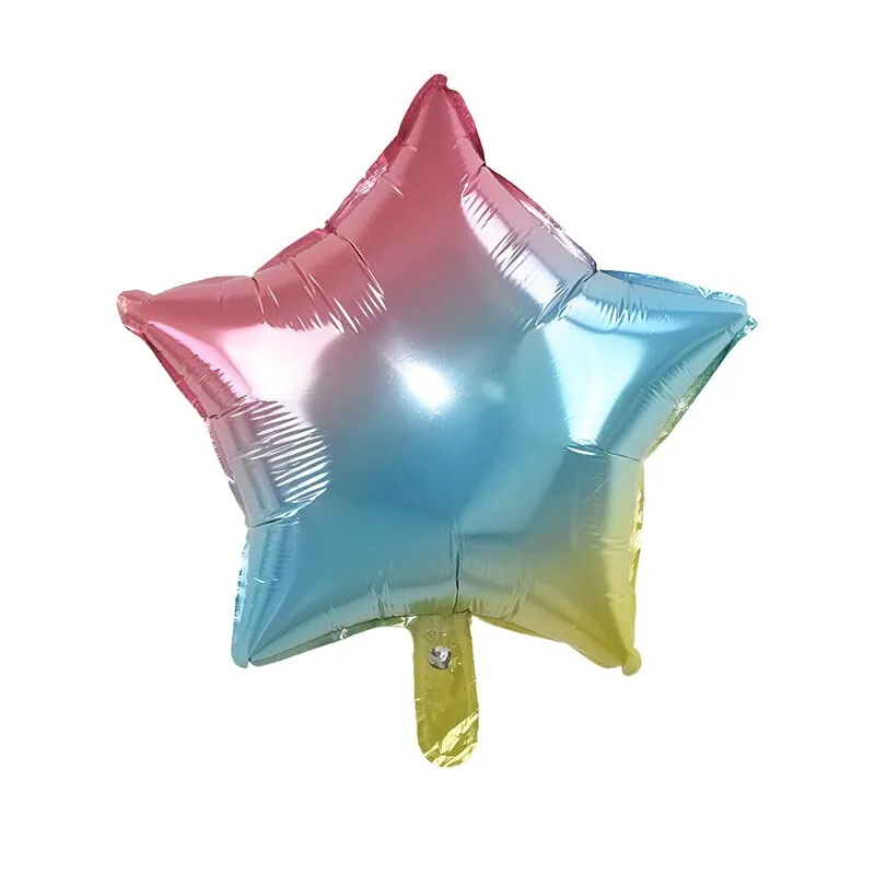 32inch Iridescent Rainbow Color Number Foil Balloons Birthday Wedding Party Decoration Digital Balloon Number Air Ballon Globos