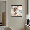 Diamond Painting-DIY Full Round Drill Beach Girl