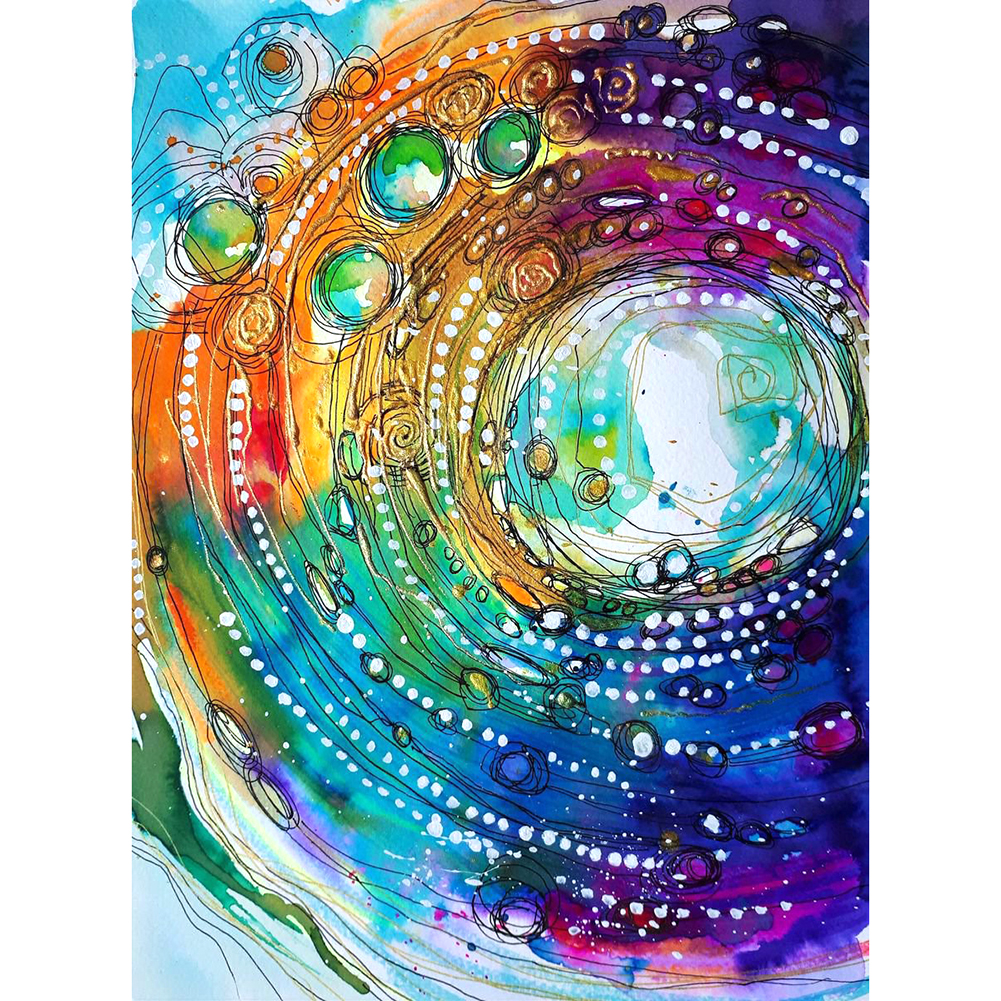 

Abstract - Round Drill Diamond Painting - 30*40CM, 501 Original