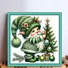 Christmas Tree Gnome-11CT Stamped Cross Stitch 40*40cm/15.75*15.75in tapestrymarket
