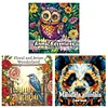 3PCS Bird Coloring Book Set Mindfulness Art Books for Adults 