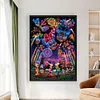 (Big Size) Disneyland Firework - 11CT Stamped Cross Stitch 50*70cm