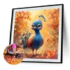 Diamond Painting-DIY Full Round Drill Baby Peacock(40*40CM)