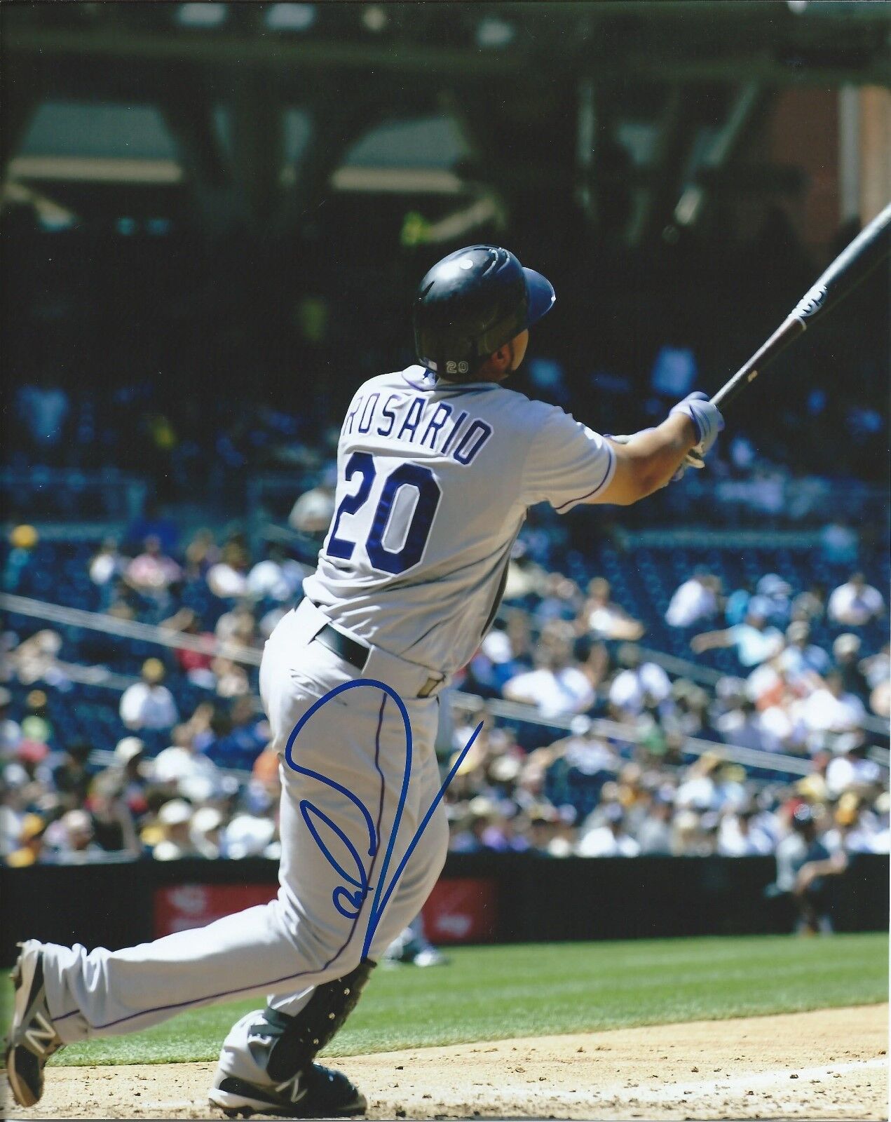 WILIN ROSARIO signed autographed Colorado Rockies 8X10 Photo Poster painting w/COA