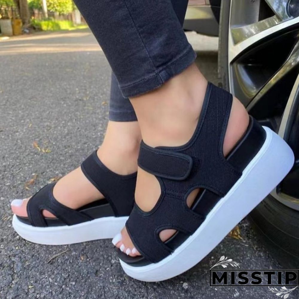 White Casual Hollowed Out Patchwork Printing Solid Color Round Shoes