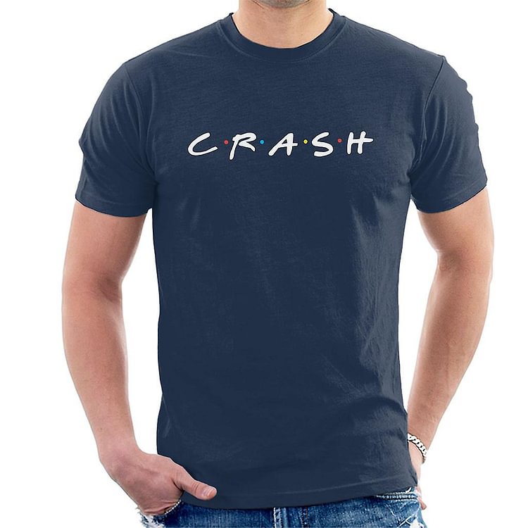 Crash Bandicoot Friends Logo Men's T-Shirt
