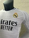 2024/2025  Long Sleeve Real Madrid Home Football Shirt1:1 Thai Quality