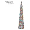 150 / 180CM Colorful Silver Foldable Christmas Tree Set