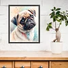 Pug Dog-11CT Stamped Cross Stitch 40*50cm/15.75*19.69in
