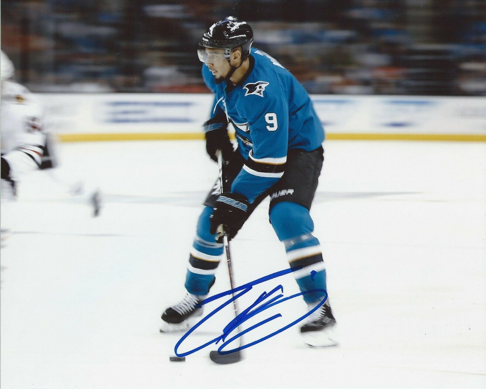 Evander Kane Signed 8x10 Photo Poster painting San Jose Sharks Autographed COA