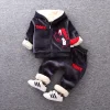 Kid Boy Baby Sets Plus Velvet Winter Sets 2 Pcs