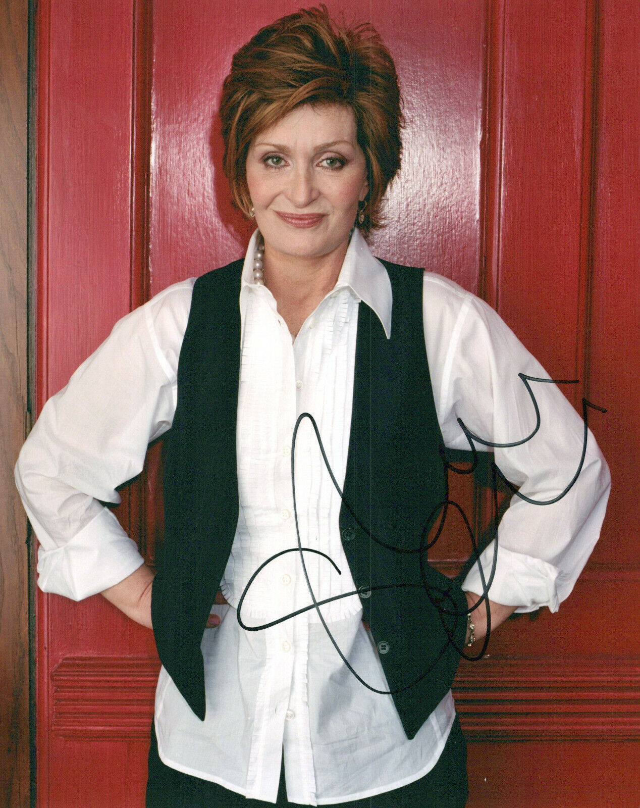 Sharon Osbourne glamour shot autographed Photo Poster painting signed 8x10 #2