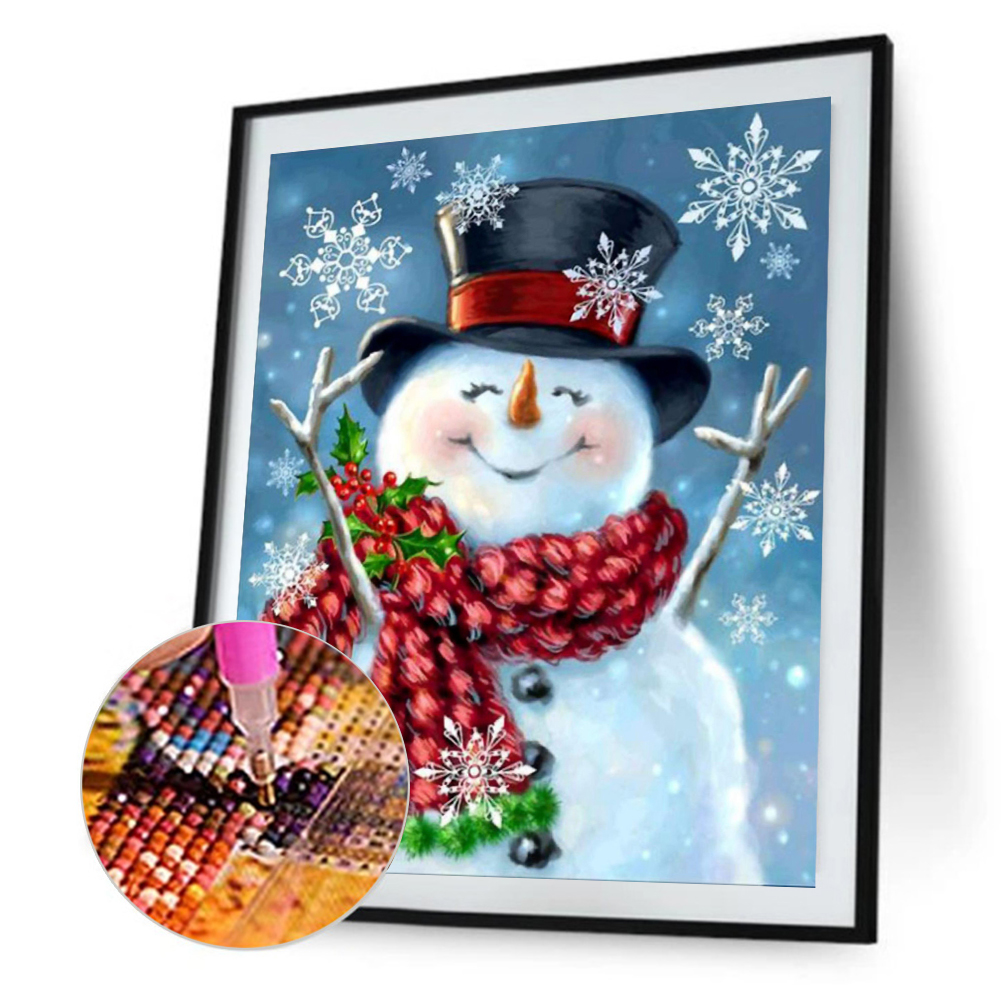 

(Multi-Size) Two Snowman - Round/Square Drill Diamond Painting - 30*40CM, Square diamond 30*40cm, 501 Original