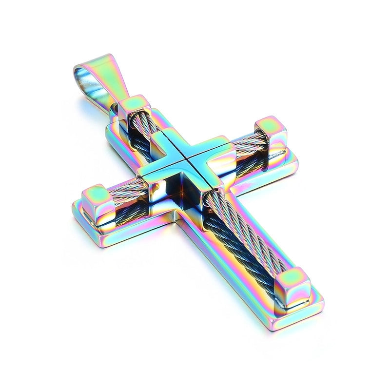 1 Piece Titanium Steel Plating Pendant
