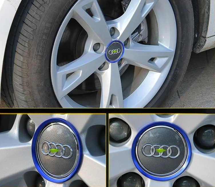 Car wheel hub metal decorative ring