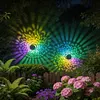 Solar Fence Lights Mandala Theme Waterproof Metal Solar Powered Deck Step Stair Lights for Garden Post Patio Decor Gifts for Women Mom