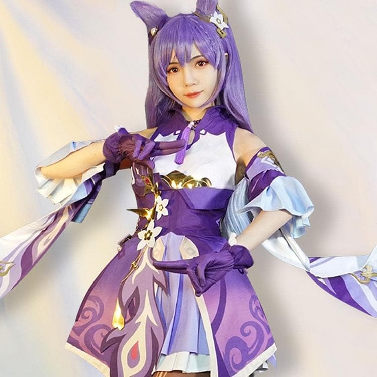 Keqing from Halloween Cosplay Costume CC0205