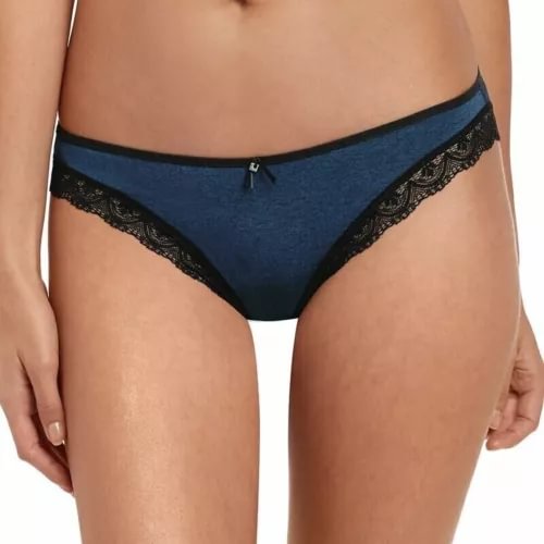 pornhint Pornhint Freya Deco Brief Amore Size L 14 16 Midnight Blue Black Classic Knickers 1895 New
