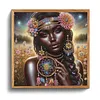 Dreamcatcher Black Beauty Special Shaped 5D DIY Partial Drill Diamond Art Kit 30x30cm Diamonds Dots Gem Art Kits for Adults Home Decor