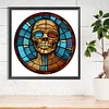 >SALE<5D DIY Full Round Drill Diamond Painting Halloween Stained Glass Home Decor