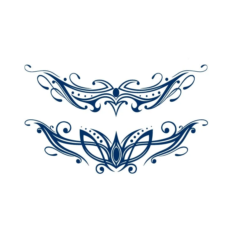 Angel wings/fly Skull/butterfly/sweet feeling Lasts 15 Days Waterproof Temporary Tattoos Men Flash Tatoo Fake Tattoo Sticker