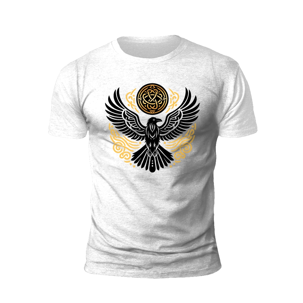 Mystic Raven with Celtic Knot T-Shirt