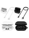 Replacement Charging Case Fit for Galaxy Buds3 FE (R420) No Earbuds 590mAh Charger Case Cradle Dock with Type-C Charge Cable