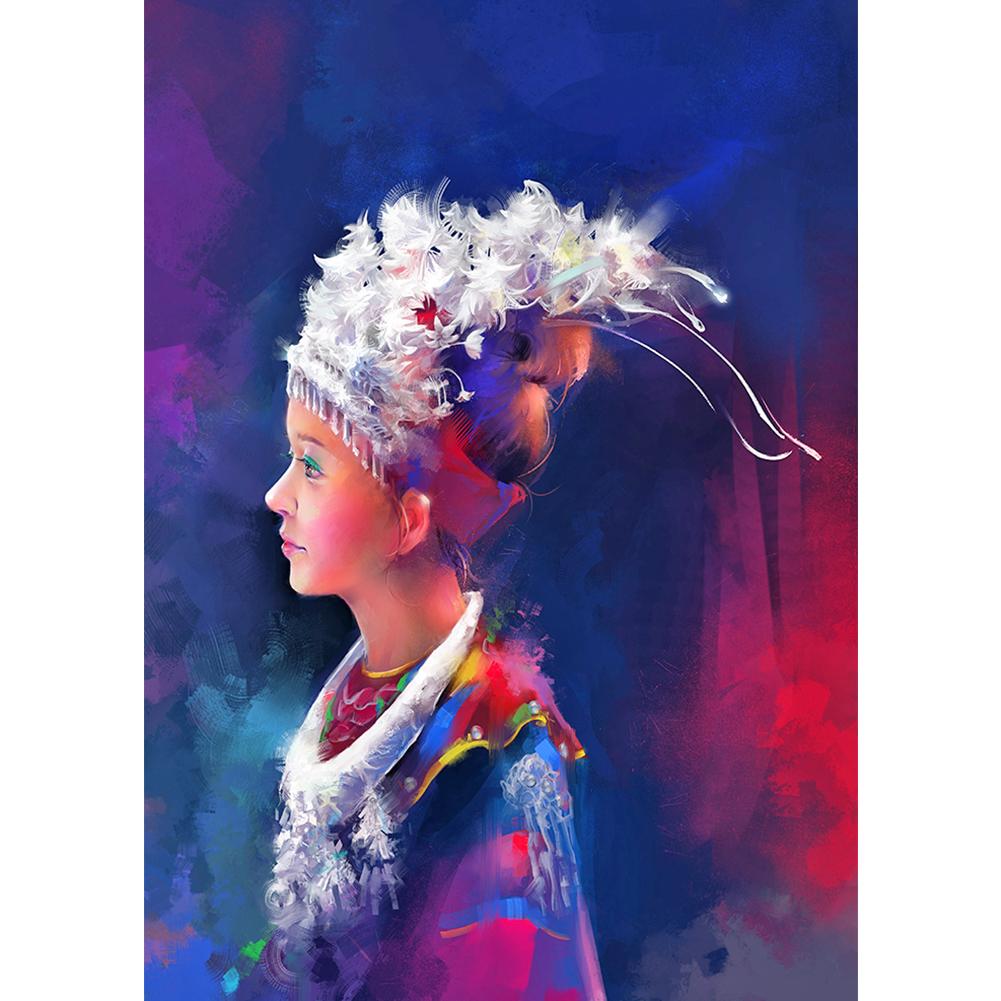

Nation Female - Round Drill Diamond Painting - 30*40CM, 501 Original