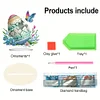 >SALE<Acrylic Easter Egg Diamond Painting Tabletop Ornament Kit for Home Office Decor