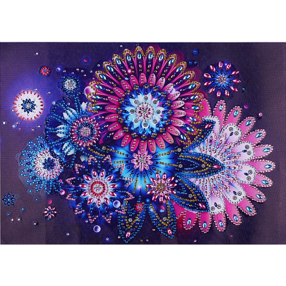 

Gorgeous Flowers - Special Shaped Diamond Painting - 40*30CM, 501 Original