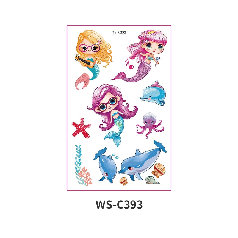 Mermaid Pet Tattoos & Body Art 1 Piece