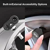 Tire Pressure Monitoring System with 4 Sensors USB/Solar TPMS for Car SUV Sedan