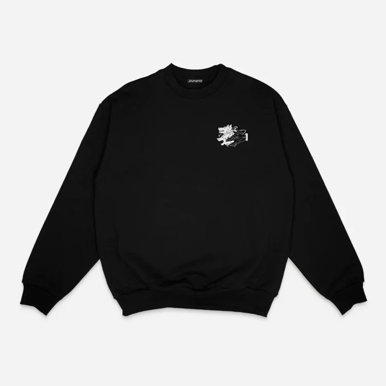 DIVINE DOGS EMBROIDERY CREWNECK