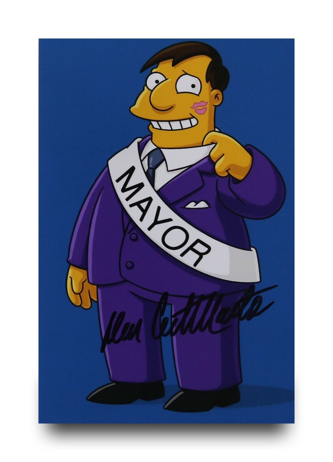 Dan Castellaneta Signed 6x4 Photo Poster painting The Simpsons Voice Over Actor Autograph + COA