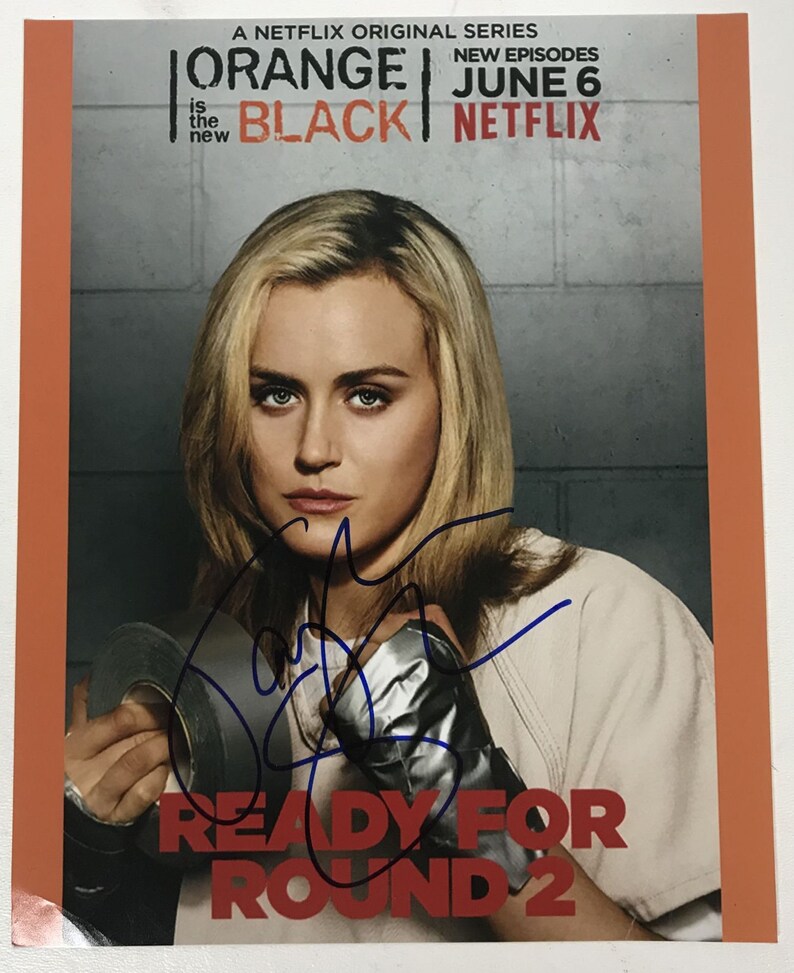 Taylor Schilling Signed Autographed Orange is the New Black