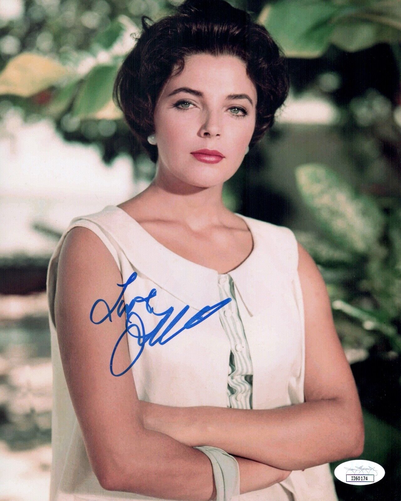 DAME JOAN COLLINS Signed DYNASTY 8x10 Photo Poster painting In Person Autograph JSA COA Cert