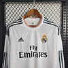 2013-2014 Retro Long Sleeve Real Madrid Home Football Shirt 1:1 Thai Quality