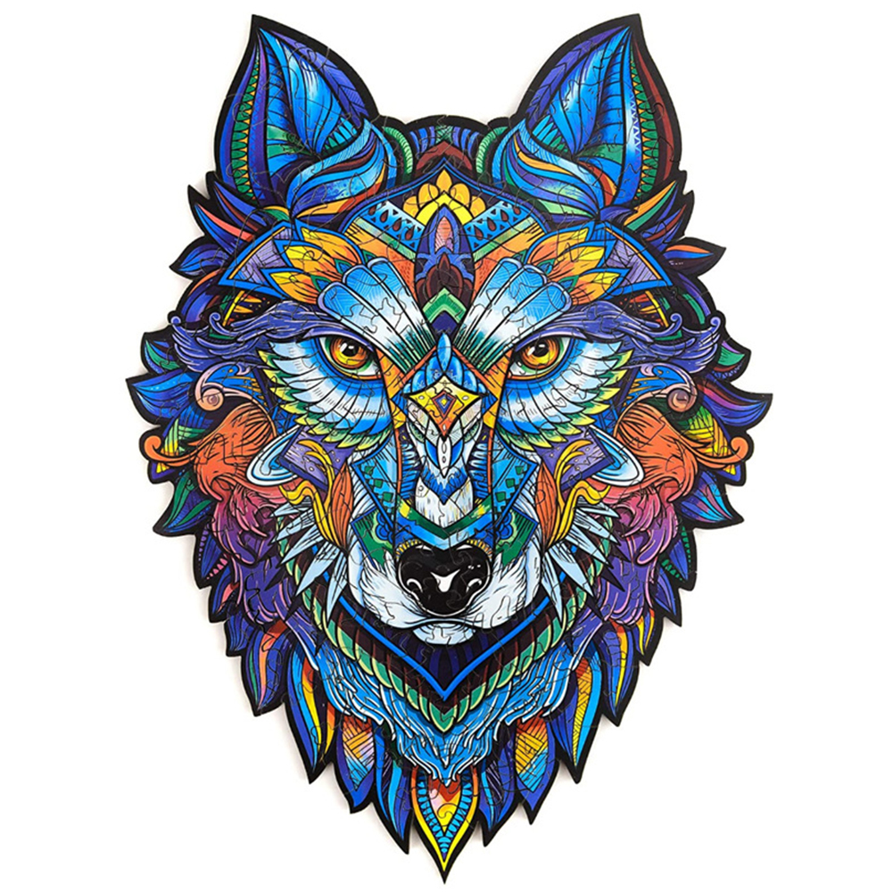 

Wooden Wolf - Special Shaped Jigsaw Puzzle, 42*29cm, 501 Original