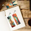3Pcs Diamond Painting Famous Building Bookmark Making Kit for Book Lovers