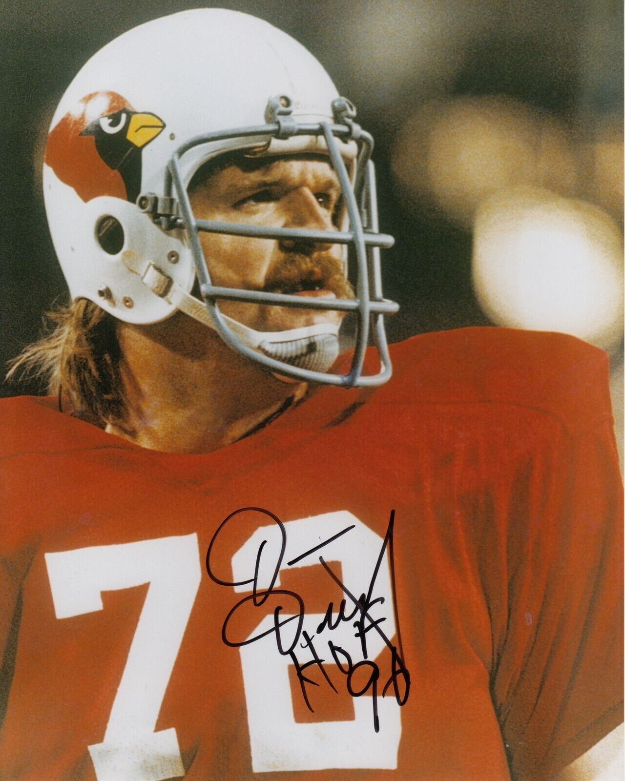 Dan Dierdorf With 96 HOF # 8x10 Signed Photo Poster painting w/ COA St Louis Cardinals