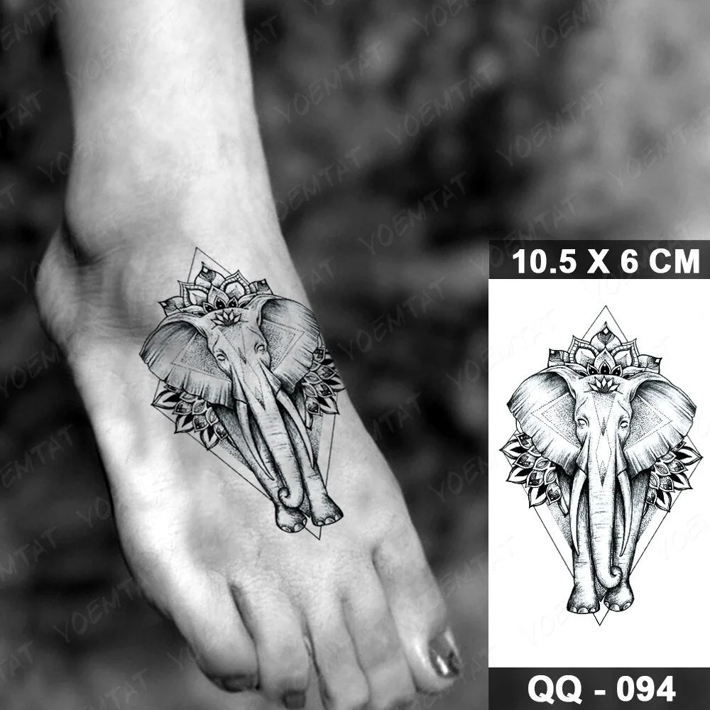 Waterproof Temporary Tattoo Sticker Watercolor Dream Catcher Flash Tatoo Feather Arm Wrist Fake Tatto For Body Art Women Men