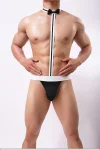 Men's Lingerie Sexy Bodysuit Bow Tie Costumes