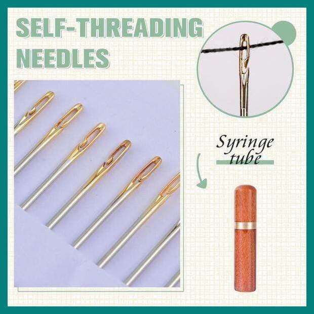 Self-Threading Needles
