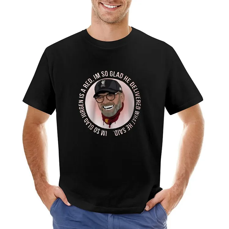 Smile Jurgen Klopp Men's Soccer Culture Tee