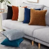 Single Color Velvet Home Living Creative Cushion Pillow Cover