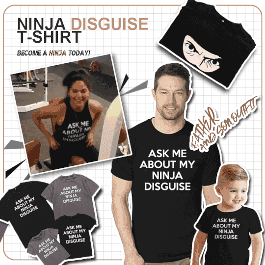 Ask Me About My Ninja Disguise Flip T-shirts